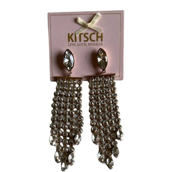NWOT Kirsch Live,Love,Sparkle earrings - Picture 2 of 7
